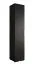 Stijlvolle kledingkast Karpaten 10, kleur: zwart - Afmetingen: 236,5 x 50 x 47 cm (H x B x D)