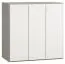 dressoir / ladekast Bellaco 10, kleur: grijs / wit - Afmetingen: 92 x 90 x 47 cm (h x b x d)