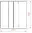 Tuinberging / tuinhuis Braunfels, FSC®, druk geïmpregneerd bruin - buitenmaten met dak: 255 x 271 x 210 cm (L x B x H)
