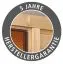 Saunahuis "Linnea 3" SET met houtkachel & moderne deur, kleur: naturel - 396 x 231 cm (B x D), vloeroppervlak: 8,4 m².