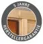 Saunahaus "Linnea 2" SET mit moderner Tür & Ofen 9 kW, Farbe: Terragrau - 336 x 231 cm (B x T), Grundfläche: 7 m²