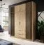 Aufsatz für Kleiderschrank Leeds 11 & 12, Farbe: Eiche Artisan - Abmessungen: 50 x 205 x 51 cm (H x B x T)