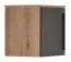 Opzetkast voor draaideurkast/klerenkast Burgos 02, kleur: eiken / grijs - 45 x 40 x 38 cm (H x B x D)
