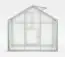 kas - broeikas Rucola L3, wanden: 4 mm gehard glas, dak: 6 mm HKP meerwandig, grondoppervlakte: 3,10 m² - afmetingen: 150 x 220 cm (L x B)