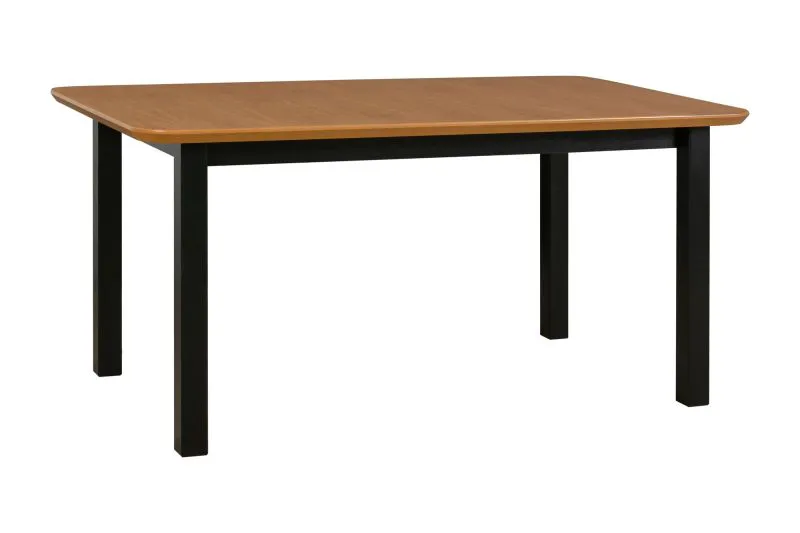 Moderne eettafel AIGARS, afmetingen 90 x 160/200 cm (B x D), bladhoogte 32 mm, gemakkelijk te combineren, mooie houtnerf, gefineerd tafelblad