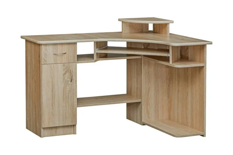 Bureau Rosario 47, kleur: Sonoma eiken - 89 x 124 x 75 cm (H x B x D)