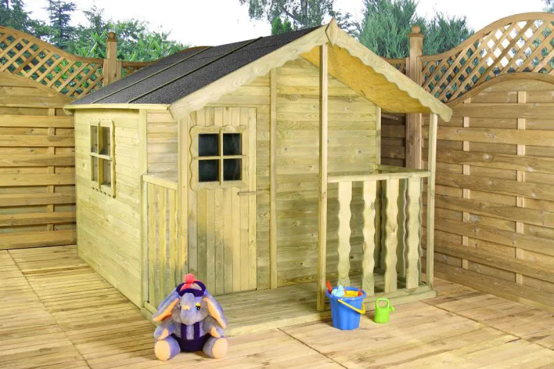 kinderspeelhuisje / kindertuinhuisje 6 Lea - Afmetingen: 210 x 171 cm