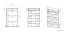 Schoenenkast Vacaville 15, kleur: licht Sonoma eiken - afmetingen: 126 x 80 x 34 cm (H x B x D), met 3 deuren, 1 lade en 6 vakken.