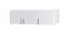 Aufsatz für Drehtürenschrank / Kleiderschrank Messini 04, Farbe: Weiß / Weiß Hochglanz - Abmessungen: 40 x 136 x 54 cm (H x B x T)