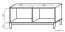Couchtisch Alotau 12, Farbe: Eiche - Abmessungen: 100 x 60 x 46 cm (B x T x H)