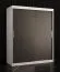 Eenvoudige kledingkast met voldoende opbergruimte Balmenhorn 10, kleur: mat wit / mat zwart - afmetingen: 200 x 150 x 62 cm (H x B x D)