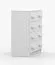 80 cm brede ladekast / commode / Wit / Smolikas 25 / 4 ruime lades / 90 x 80 x 40 cm / witte houten handgrepen / Kinderen / Tieners