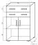 Lowboard kast / ladekast Garut 16, kleur: Sonoma eiken - Afmetingen: 118 x 80 x 40 cm (H x B x D)