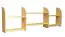Hangplank / wandrek massief grenen natuur 019 - Afmetingen 75 x 150 x 20 cm (H x B x D)