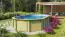 Tuinzwembad / pool 5 Classic A van hout, kleur: (natuur) keteldruk geïmpregneerd, Ø 719 cm, incl. trappen