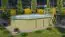 Zwembad / pool van hout model 4 X SET, kleur: (natuur) keteldruk geïmpregneerd, Ø 632,5, incl. trappen & terras