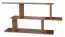 wandrek / hangplank Grogol 06, kleur: elzenhout - afmetingen: 56 x 120 x 22 cm (H x B x D)