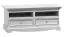 TV-Unterschrank Gyronde 09, Kiefer massiv Vollholz, weiß lackiert - 53 x 111 x 53 cm (H x B x T)