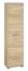 Kast Vacaville 16, kleur: licht Sonoma eiken - afmetingen: 200 x 55 x 34 cm (H x B x D), met 1 deur en 2 vakken