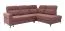 Hoekbank Turnhout 02, Kleur: Rood - Afmetingen: 102 x 262 x 207 cm (H x B x D) - Ottomane: Rechts