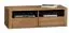 TV-Unterschrank Jussara 06, Farbe: Bernstein, Eiche teilmassiv – 40 x 124 x 50 cm (H x B x T)