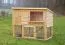 Kaninchenstall / Kleintierstall Rabbit 01 - Abmessung (cm): 60 x 130 x 110 (L x B x H)