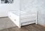 Kinderbed / tienerbed Milo 36 incl. 2 lades en lattenbodem, in wit, massief grenenhout, matrasmaat 90 x 200 cm, eenvoudige montage