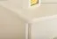 Kommode Kiefer massiv Vollholz weiß lackiert Junco 140 – Abmessung 123 x 80 x 42 cm