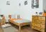 Jeugdbed Wooden Nature 01 massief eikenhout geolied - ligvlak 90 x 200 cm (B x L)