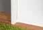 draaideurkast / kleerkast met LED-lijst Siumu 38, kleur: wit / wit hoogglans - 226 x 322 x 60 cm (H x B x D)