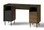 Complete woonkamer set D Mairenke, 4-delig, kleur: walnoot / mat zwart