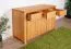 Ladenkast Tasman 14 in massief geolied beuken kernhout - Afmetingen: 77 x 115 x 45 cm (H x B x D)