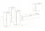 Modern wandmeubel Balestrand 35, kleur: grijs - Afmetingen: 160 x 330 x 40 cm (H x B x D), met voldoende opbergruimte