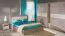 Doppelbett Cavalla 12, Farbe: Eiche / Creme - Liegefläche: 160 x 200 cm (B x L)