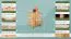 Nachtkommode Kiefer massiv Vollholz natur 009 - Abmessung 55 x 42 x 47 cm (H x B x T)