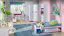 Kinderkamer - kledingkast / hoekkast Frank 02, kleur: wit / roze - 189 x 87 x 87 cm (H x B x D)