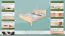 tienerbed / jeugdbed massief grenenhout, naturel 69, incl. lattenbodem - 160 x 200 cm (B x L)