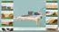 Jugendbett Kiefer massiv Vollholz natur 75, inkl. Lattenrost - Abmessung 180 x 200 cm
