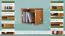 wandrek / hangplank massief grenen kleuren:eik rustiek Junco 335 - 30 x 40 x 24 cm (h x b x d)