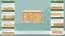 dressoir / ladekast massief grenen natuur Pipilo 13 - Afmetingen 88 x 139 x 54 cm (h x b x d)