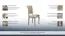 Stuhl Maridi 116, Farbe: Beige / Weiß, teilmassiv - Abmessungen: 94 x 44 x 45 cm (H x B x T)