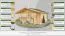 Gartenhaus LL16 - 34 mm Blockbohlenhaus, Grundfläche: 17,80 m², Satteldach