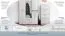 garderobe / kapstok compleet - Set A Camprodon, 5 delig, kleur: eiken wit