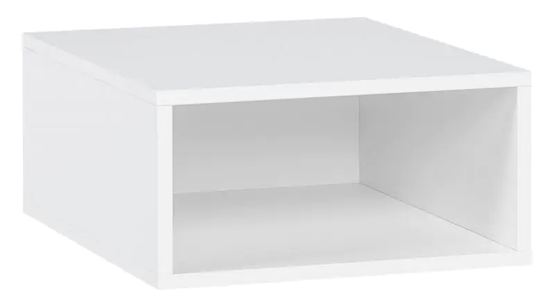 opbergbox klein Minnea, kleur: wit - Afmetingen: 16 x 32 x 41 cm (H x B x D)
