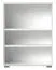 Schuhschrank Garim 49, Farbe: Weiß Hochglanz - Abmessungen: 101 x 76 x 35 cm (H x B x T)