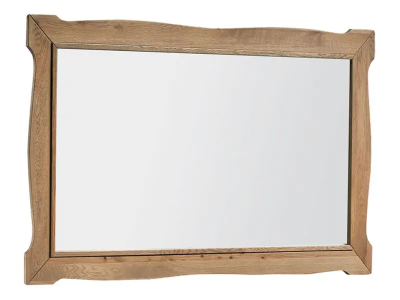 Spiegel "Travos" eiken natuur - 75 x 110 x 4 cm (h x b x d)
