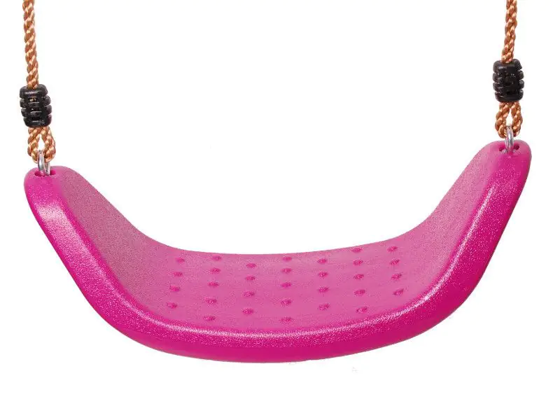 Schommelzitje / schommelplank 02 incl. touw - kleur: Roze