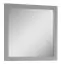 Spiegel Segnas 04, kleur: grijs - 82 x 82 x 2 cm (h x b x d)