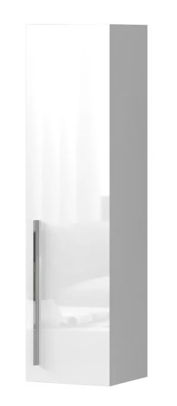hangkast / hang kolomkast Garim 39, kleur: wit hoogglans - Afmetingen: 115 x 30 x 29 cm (H x B x D)