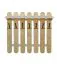 Garderobe Kiefer massiv Vollholz natur Junco 350 – Abmessungen: 80 x 81 x 28,5 cm (H x B x T)